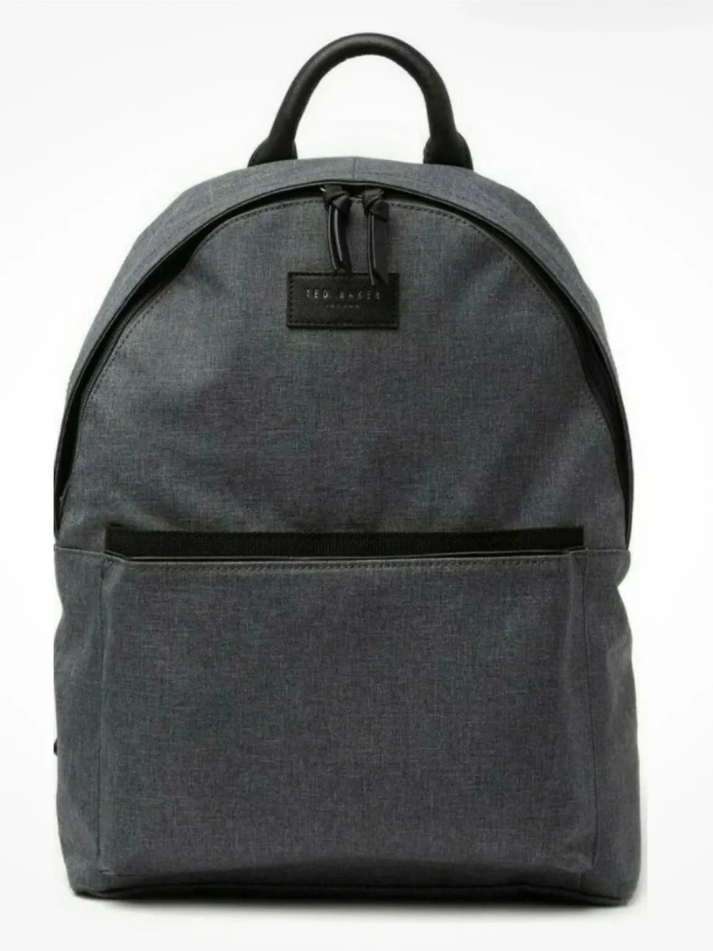 Ted Baker MAPS Charcoal Gray Backpack Bag Nylon MSRP $159